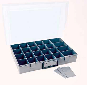 (105 PL-15) 15 Compartment Metal Service Tray
