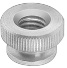 (101) 4-40 Knurled Thumb Nut, Brass