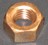 (100) 6-32 Hex Nuts Sil Bronze